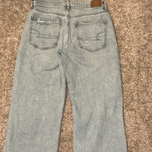 American Eagle Outfitters Light Blue Stovepipe 8 long EUC - Picture 6 of 7